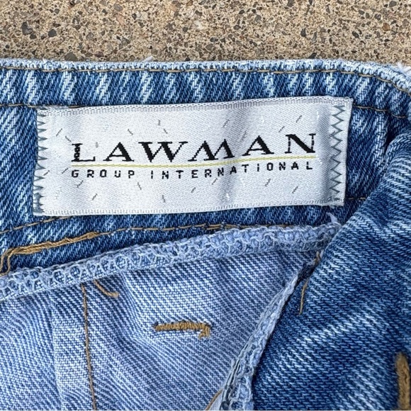 Vintage 90’s Lawman Jeans Bareback Barrel Leg High-Rise Pleated Front 22 W 28 L - Picture 5 of 12